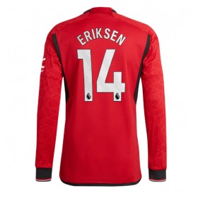 Manchester United Christian Eriksen #14 Hemmakläder 2023-24 Långärmad